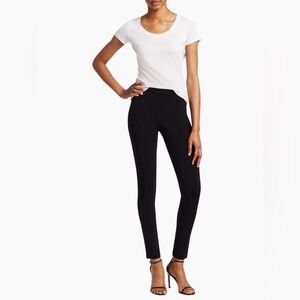 Theory Shawn Ponte Black Slimming Pull-On Leggings Size 2